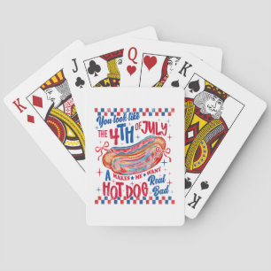 Jeu De Cartes Vous Ressemblez À 4 juillet Drôle Conception Hot D