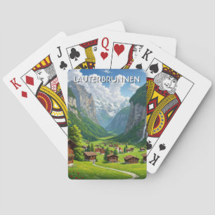 Jeu De Cartes Voyage à Lauterbrunnen en Suisse
