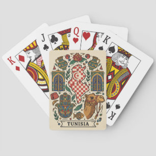Jeu De Cartes Voyage à Tunis Tunisie
