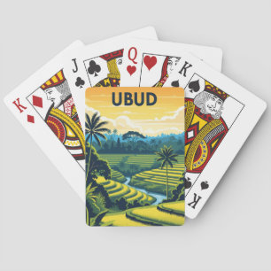 Jeu De Cartes Voyage à Ubud Bali Indonésie Vintage