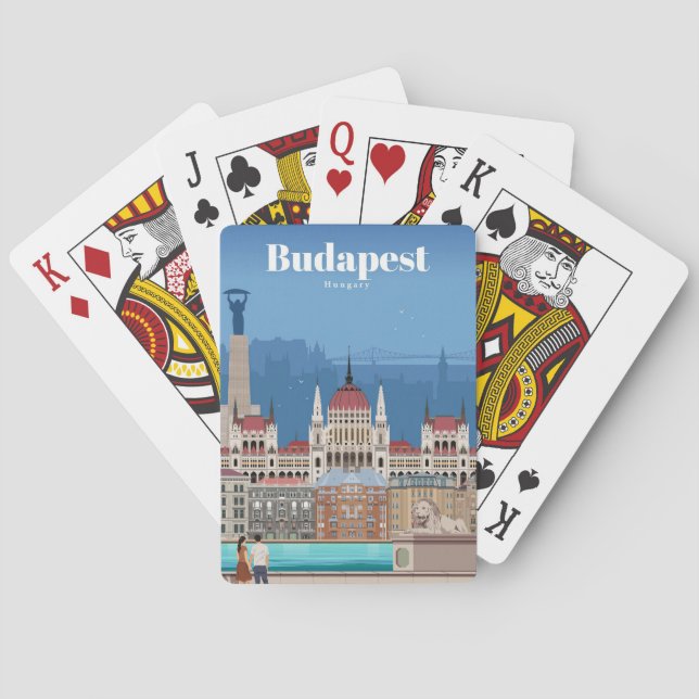Jeu De Cartes Voyage Art Voyage À Budapest (dos)