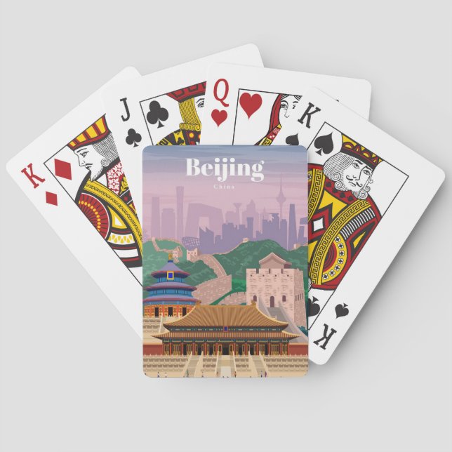 Jeu De Cartes Voyage Art Voyage Pékin Chine (dos)
