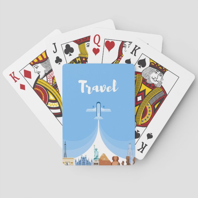 Jeu De Cartes Voyage Art Voyager Dans Le Monde (dos)