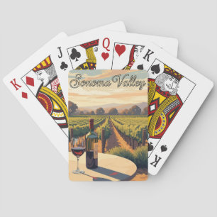Jeu De Cartes Voyage dans la vallée de Sonoma en Californie