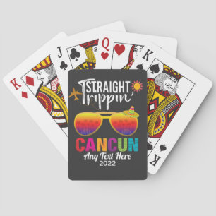 Jeu De Cartes Voyage droit Cancun Mexique Vacances voyage 