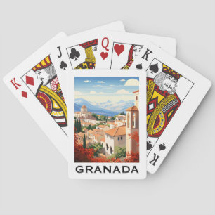 Jeu De Cartes Voyage Espagne Grenade Alhambra vintage