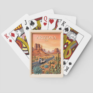 Jeu De Cartes Voyage sur la route de l'Arizona Monument Valley D