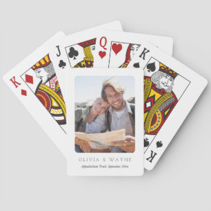 Jeu De Cartes Voyage sur mesure pour couples, randonnée et sac à