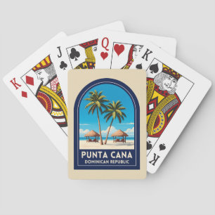 Jeu De Cartes Voyage Vintage Punta Cana République dominicaine R