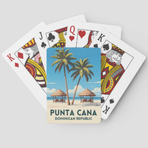 Jeu De Cartes Voyage Vintage Punta Cana République dominicaine R