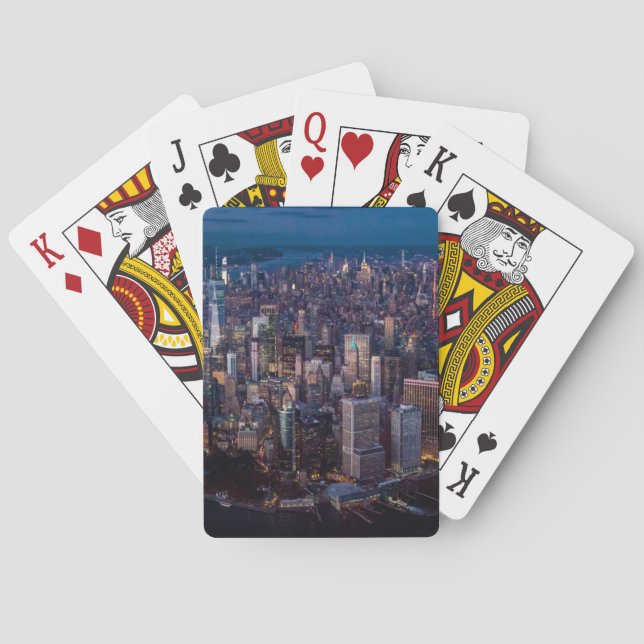 Jeu De Cartes Vue aérienne de Manhattan (dos)