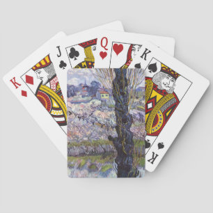 Jeu De Cartes Vue de Arles Jardin en fleurs de Van Gogh