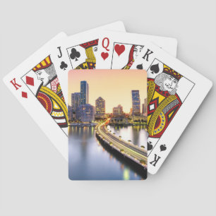 Jeu De Cartes Vue de la mandarine Miami oriental avec la