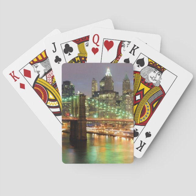 Jeu De Cartes Vue de Lower Manhattan et du pont de Brooklyn (dos)
