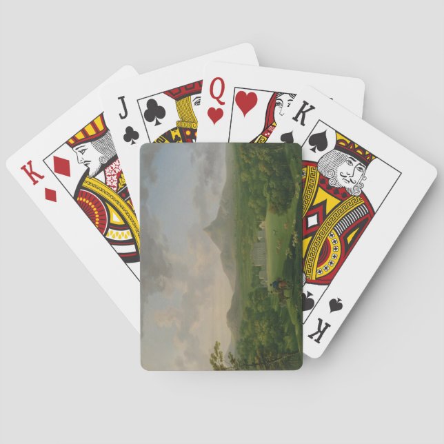 Jeu De Cartes Vue de Powerscourt, comté Wicklow, c.1760-2 (huile (dos)