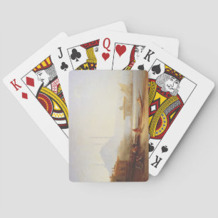 Jeu De Cartes Vue d'Istanbul, 1864 (huile sur toile)