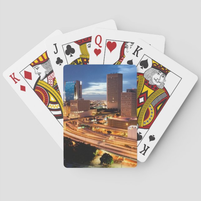 Jeu De Cartes Vue du centre de ville (dos)