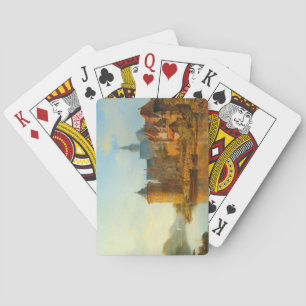Jeu De Cartes Vue d'une ville hollandaise le long du Rhin