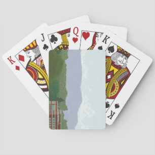 Jeu De Cartes vue montagneuse