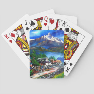 Jeu De Cartes Vue panoramique du mont Everest Népal