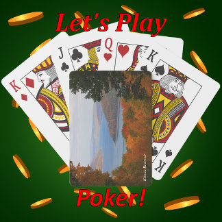 Jeu De Cartes Vue Pittoresque automne colorée sur le lac Kinzua