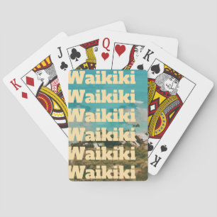 Jeu De Cartes Waikiki, Honolulu, Oahu, Hawaï