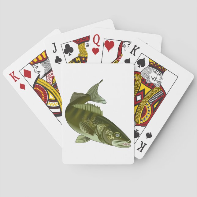 Jeu De Cartes Walleye (dos)