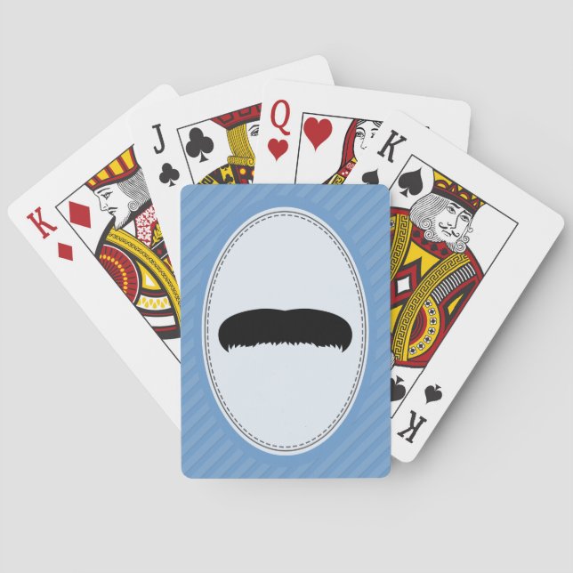 Jeu De Cartes Walrus Mustache (dos)