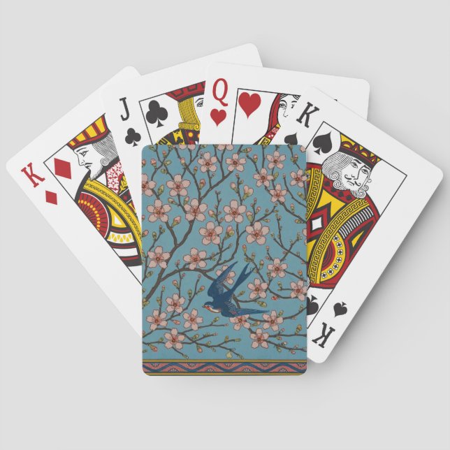 Jeu De Cartes Walter Crane Almond Blossom & Swallow (dos)
