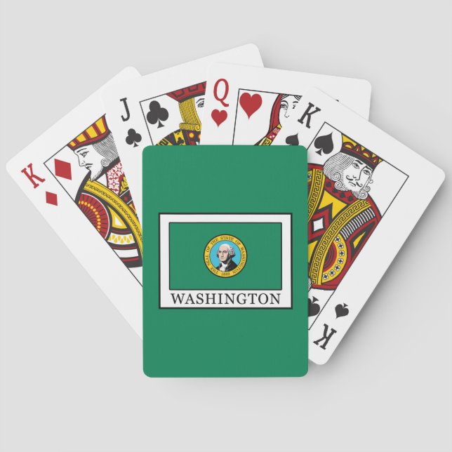 Jeu De Cartes Washington (dos)