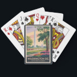 Jeu De Cartes Washington DC Illustration Travel Art Vintage<br><div class="desc">Washington,  DC conception de voyage vectoriel rétro. Washington,  DC,  la capitale des États-Unis,  est remplie de monuments emblématiques,  de musées de classe mondiale et d'une riche signification historique.</div>