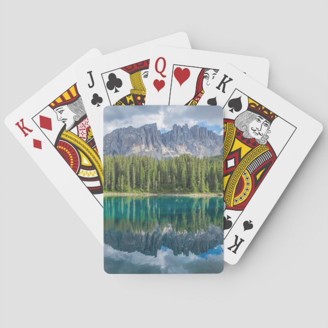 Jeu De Cartes Water | Latemar Mountain Range (dos)