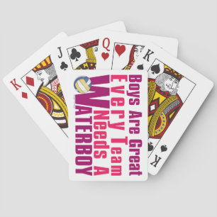Jeu De Cartes Waterboy Volleyball en rose