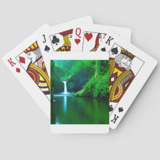 Jeu De Cartes Waterfall Eagle Wilderness Area Columbia