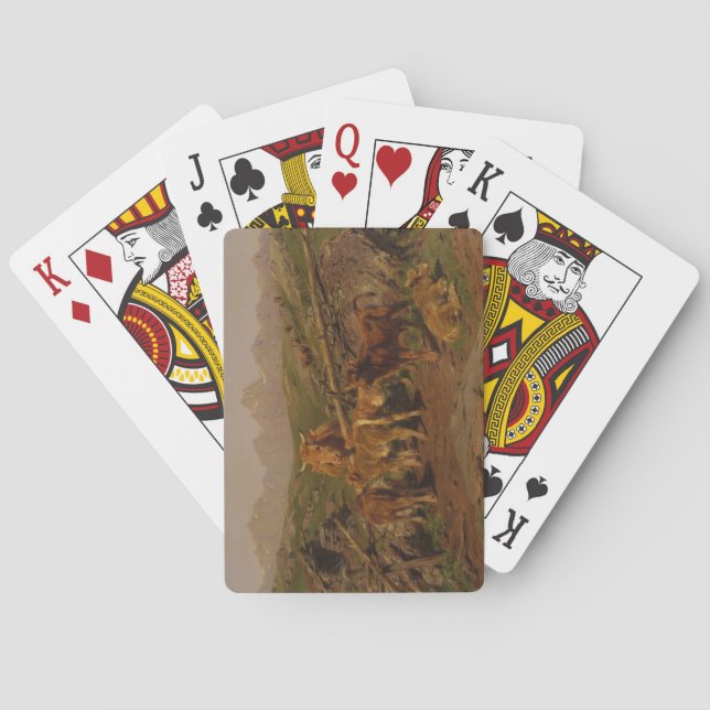 Jeu De Cartes Weaning the Calves (par Rosa Bonheur) (dos)