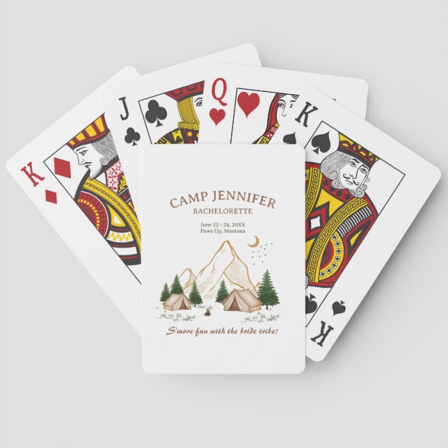 Jeu De Cartes Week-end d'aventure en camp de célibataire (dos)