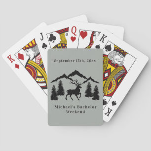 Jeu De Cartes Week-end de célibataire chasse au chevreuil gris r