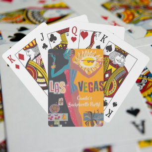 Jeu De Cartes Week-end de célibataire rétro à Las Vegas