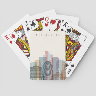 Jeu De Cartes Wellington, Nouvelle-Zélande   Ville Skyline