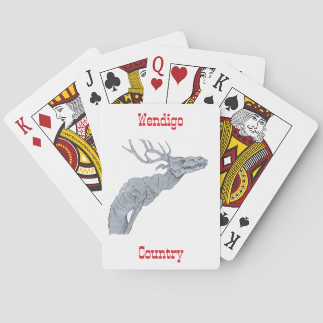 Jeu De Cartes Wendigo country playing cards (dos)