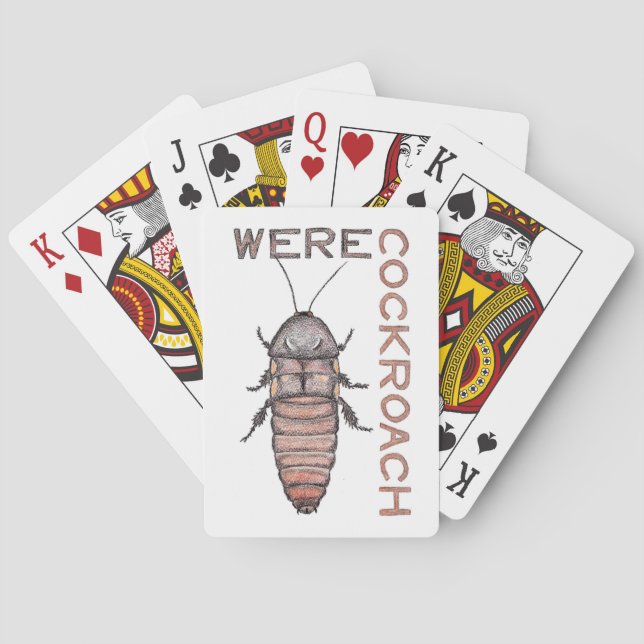 Jeu De Cartes Werecockroach Jouer des cartes (dos)