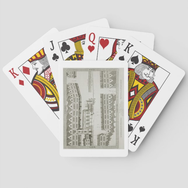 Jeu De Cartes West Cheap comme il est apparu dans l'année 1585,  (dos)