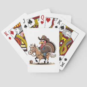 Jeu De Cartes Western Cuisiné Turquie Thankgiving Cowboy Cowgirl