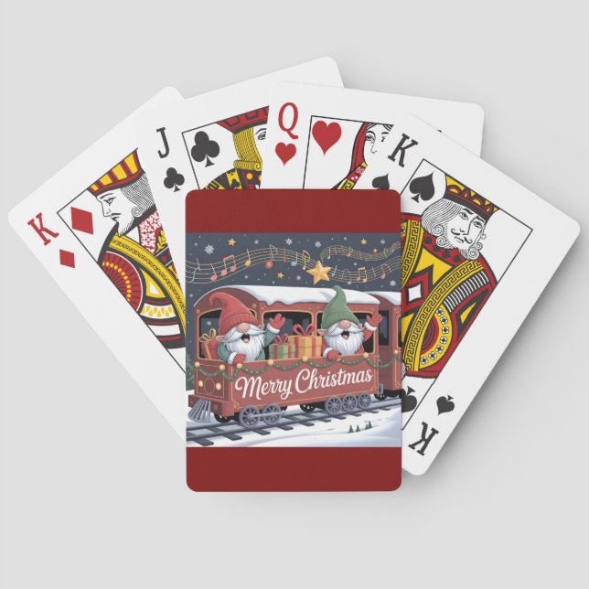 Jeu De Cartes Whimsical Jolly Gnomes Express musical (dos)