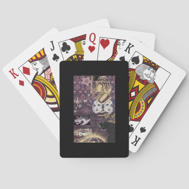 Jeu De Cartes Whimsigoth esthétique surdimensionné (dos)