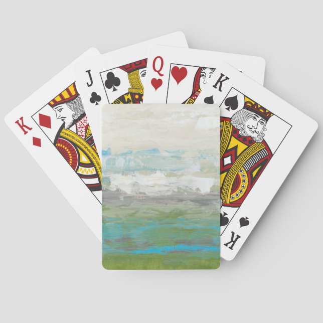 Jeu De Cartes White Clouds Overlooking Beautiful Landscape (dos)
