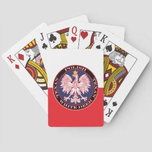 Jeu De Cartes White Deer Round Texan polonais