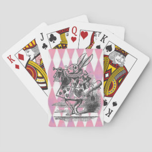Jeu De Cartes White Rabbit Pink Harlequin Cards