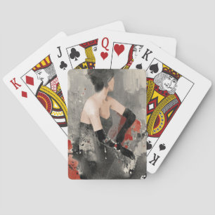 Jeu De Cartes Wild Apple   Vintage Watercolor Woman