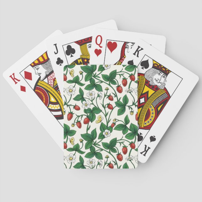 Jeu De Cartes Wild strawberries red/yellow/green/off white (dos)